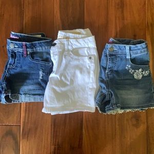❤️❤️ SUPER CUTE!!! 3 PAIRS girls shorts size 10